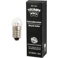 Messingschlager Glühbirne 6V 0.6W, Ersatzlampen für Rücklicht, 10 Stück in Schachtel, langlebig und zuverlässig, ideal für Fahrräder und E-Bikes