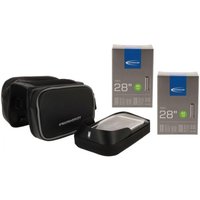 Greendonkey Oberrohrtasche Oskar mit Schwalbe Schlauch AV17 28x1.10-1.75