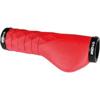 T-One Griffe Diamond Plus Ergo rot, 94 -134mm 2x Schraubensicherung