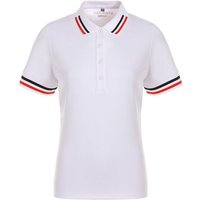 Valiente Funktions Pique Halbarm Polo weiß