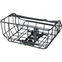Basil Portland MIK Hinterradkorb 25 l matt schwarz - Aluminium - inkl. MIK-Adapterplatte