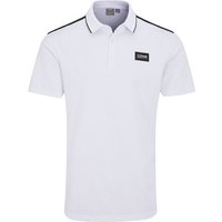 Ping Corby Halbarm Polo weiß