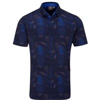 Ping Optic Groove Halbarm Polo navy