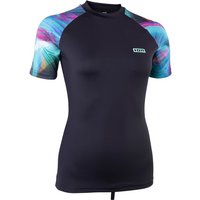 ION LIZZ SS Lycra 2025 tropical palm glitch - M