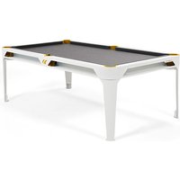 Cornilleau Billardtisch "Hyphen" Dekor Weiß, Senf, Hellgrau