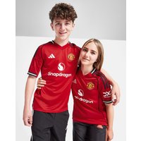 adidas Manchester United FC 2025/26 Heim Shirt Kinder, Rot