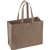Tasche Faux Leather Shopper Platinum