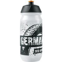 SKS Trinkflasche Small 500 ml transparent - Kunststoff mit stylischem SKS Reifenmotiv, handlich und leicht, ideal fürs Radfahren