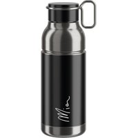 Elite Trinkflasche Mia 650 ml schwarz silber Edelstahl