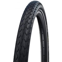 Schwalbe Fahrradreifen Marathon, Drahtreifen, 27.5x1.65 Zoll (44‑584), HS620 Profil, E‑25 zugelassen, Reflexstreifen, schwarz, GreenGuard Pannenschutz