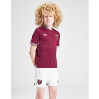 Umbro West Ham United FC 2025/26 Heim Shorts Kinder, Weiss