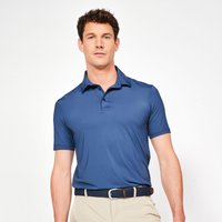 Herren Golf Poloshirt synthetisch atmungsaktiv kurzarm - WW900 marineblau