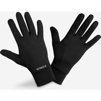 Lauf-Handschuhe Touchscreen-Funktion warm - Run 100 V2 schwarz