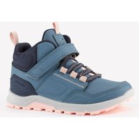 Wanderschuhe Kinder Grösse 28–34 halbhoch Klettverschluss - NH500 blau