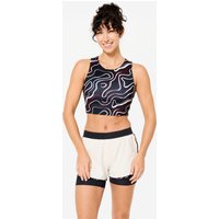 Crop Top Damen - schwarz