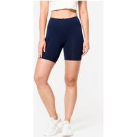 Shorts Radlerhose Damen - stahlblau