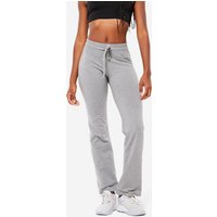 Leggings Damen gerade verengbar - grau