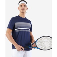 Herren Tennis T-Shirt kurzarm - Essential marineblau