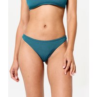 Bikini-Hose Tanga Surfen Damen strukturiert Lulu Folk blau