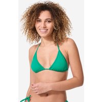 Bikini-Oberteil Damen Triangel verschiebbar Mae grün