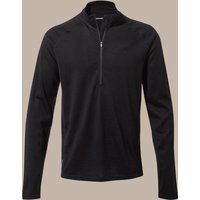 Herren Wandern Fleece - Expert Merino Half Zip Long Sleeved Baselayer