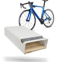 Fahrrad Wandhalterung - Holz und Aluminium - Regalboden - Weiß - S-RACK