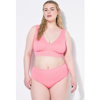 Damen Bikini-Slip HighWaist Glitzereffekt Shaping