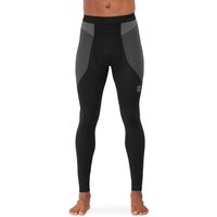 Herren Wintersport funktionelle kompressionshose Ice Dune Schwarz