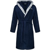 KAPPA Unisex Bademantel mit Kapuze 100% Baumwolle Gr. S-4XL