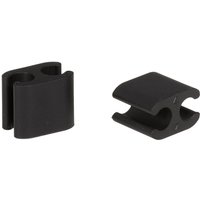 ELVEDES Kabelclips Duo schwarz 4.1+5mm Kunststoff (P 10 CP2020103