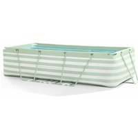 Swim Essentials Rahmenpool grün/weiß, inkl. Filterpumpe, 400 x 200 x 100 cm