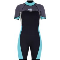 F2 Damen Neopren Anzug Gipsy - Shorty 3/2 mm   L Türkis 2024/25