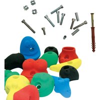 Klettergriff-Set Premium II Mit Befestigungsmaterial für Betonwand Klettern