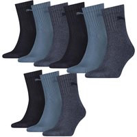 9 Paar Puma Socken Short Crew Sportsocken Tennis Socken Gr. 35 - 49 Unisex