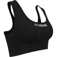 Büstenhalter / Funktionsoberteil mit Tasche für Körbchen, Schwarz