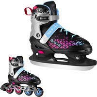 Inline-Skates mit Hockey-Skate-Platte Brave Nils Extreme NH18190A 4-in-1