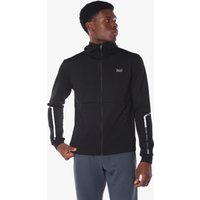 Schwarzes Fitness-Sweatshirt aus Synthetik für Herren