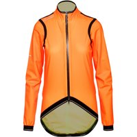 Radsport-Jacke Regen Winddicht Damen - Kaaiman Jacket Fluo Orange