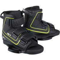 Wakeboard Bindung Fuse Open-Toe Klettverschluss Herren/Damen schwarz