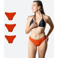 3 Stk. Perioden-Bikini für Teens Klassisch Orange Moderater Fluss