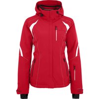 Damen Skijacke wattiert, 20000mm Wassersäule Rot