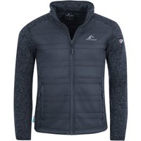 Herren Fleece Jacke Gullfoss Grau-Blau
