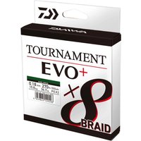 Daiwa Tournament X8 Braid EVO+  Dark Green 135m 0.14 mm 10.20kg