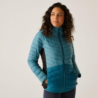 Leedre Wasserabweisende Stretch-Hybridjacke mit Kapuze für Damen