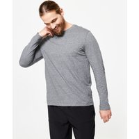 Langarmshirt Herren - 100 grau