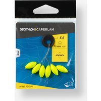 Schwimmperle oval 15mm gelb