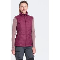 Wattierte Weste Damen Trekking - MT100 violett