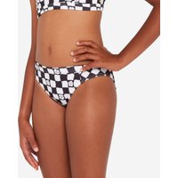 Bikini-Hose Surfen Mädchen Alma Hao schwarz/weiß