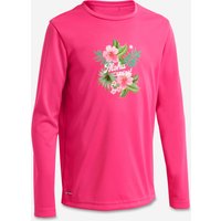 UV-Shirt langarm Kinder UV-Schutz 50+  Print rosa