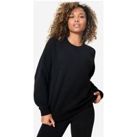 Sweatshirt Damen Baumwolle - schwarz